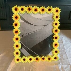 8” x 10” yellow and orange mini sunflower picture frame
